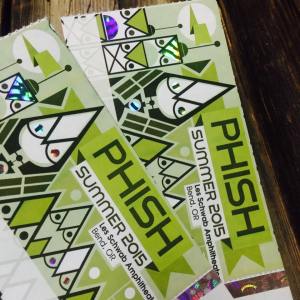 Two green Phish tickets for Bend shows